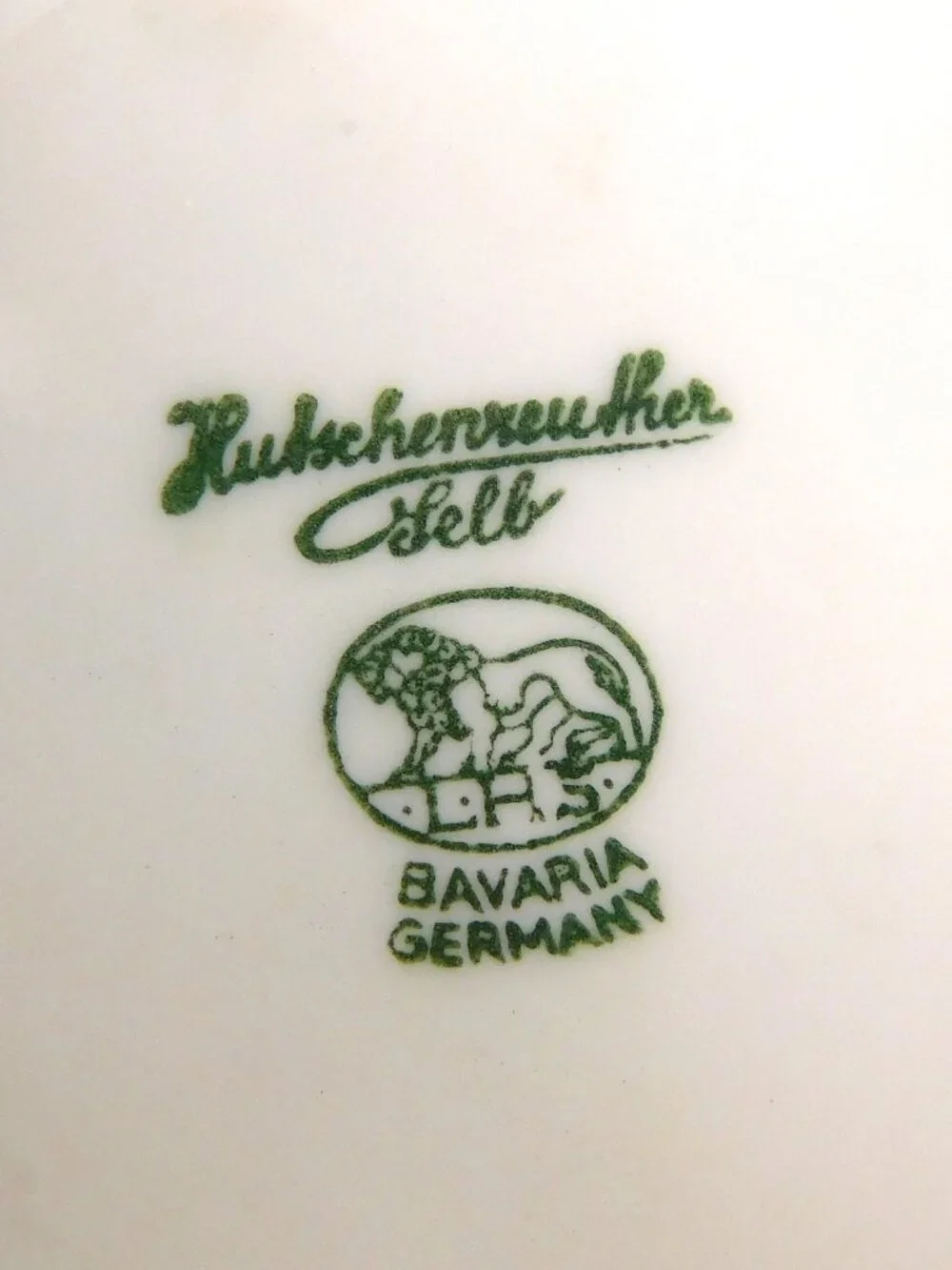 Hutschenreuther Signed Footed Covered Trinket Dish # 26840